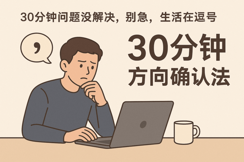 30分钟问题解决法